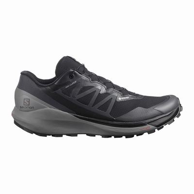 Pánské Běžecké Boty Salomon SENSE RIDE 4 GORE-TEX INVISIBLE FIT Černé Výprodej SA18493-204